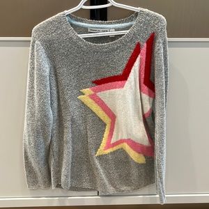 Grey sweater with star